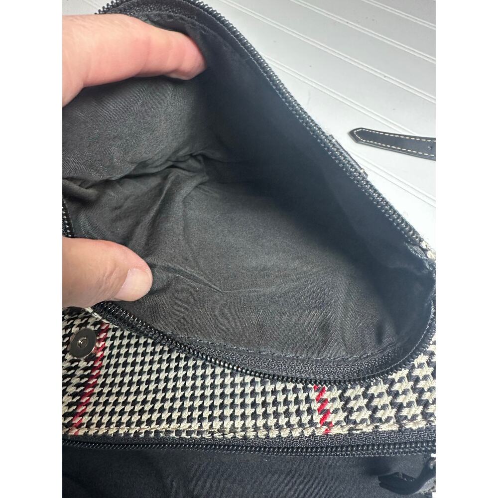 Chaps Houndstooth Patterned Crossbody Bag Black L… - image 4